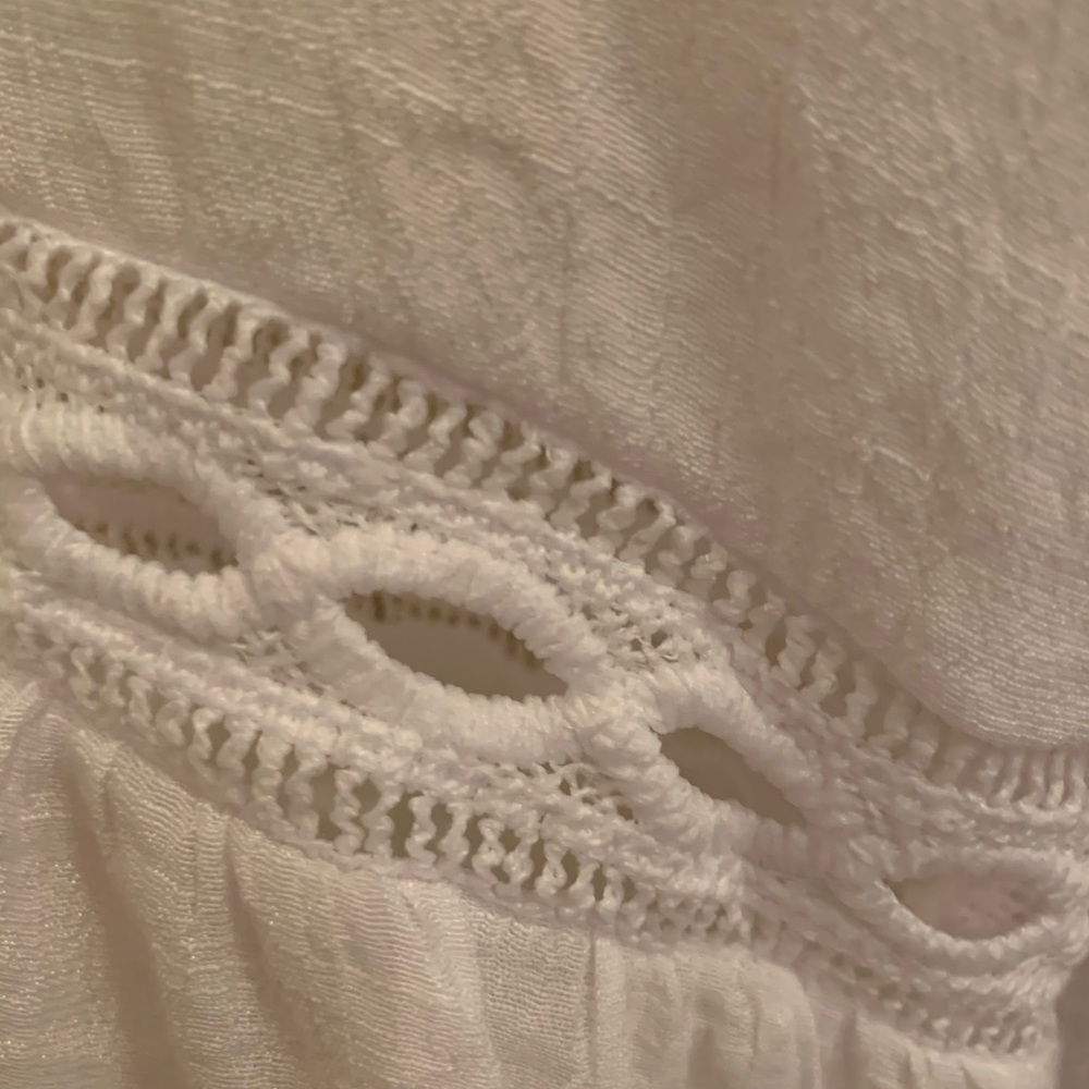 Counterparts Romantic Peasant White Top S NWT - Picture 4 of 5